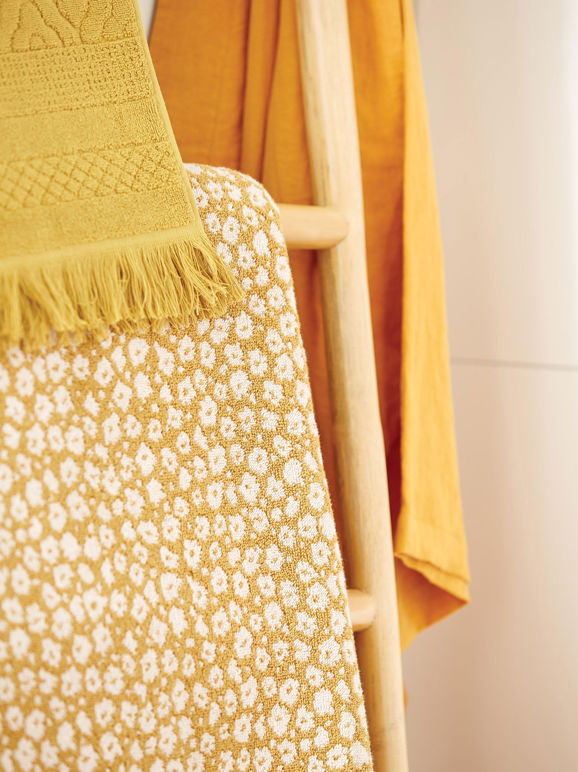 Citta Forget Me Not Bath Towel Range - Citron/Nougat