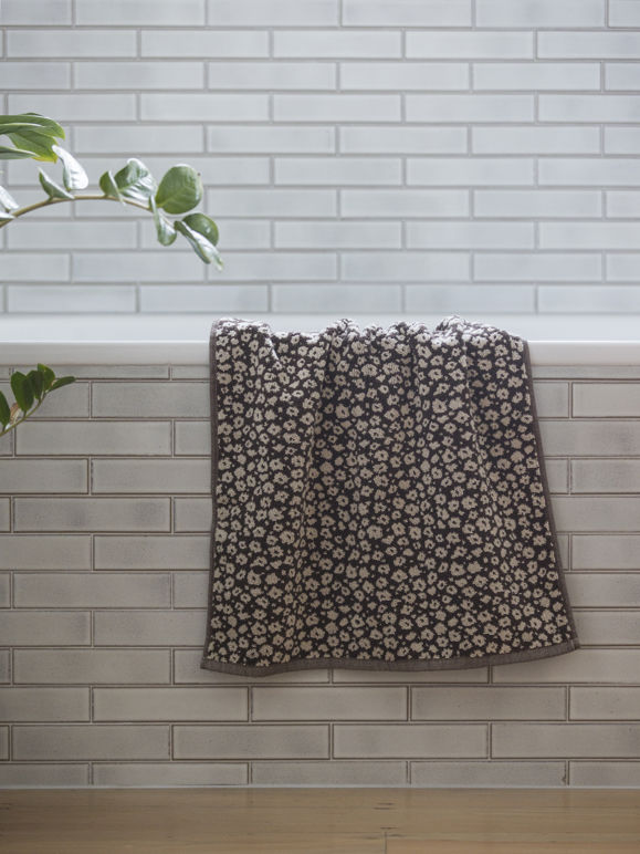 Citta Forget Me Not Bath Towel Range - Rye/Oat