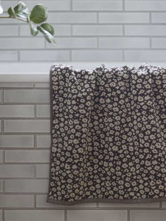 Citta Forget Me Not Bath Towel Range - Rye/Oat