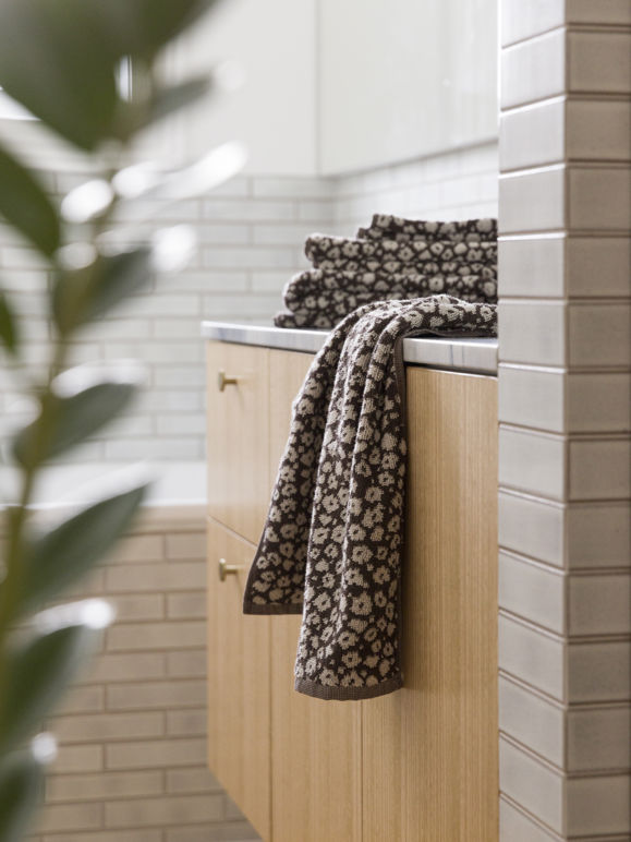 Citta Forget Me Not Bath Towel Range - Rye/Oat