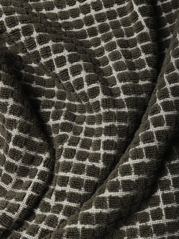 Citta Nero Cotton Face Cloth - Ivy/Cream