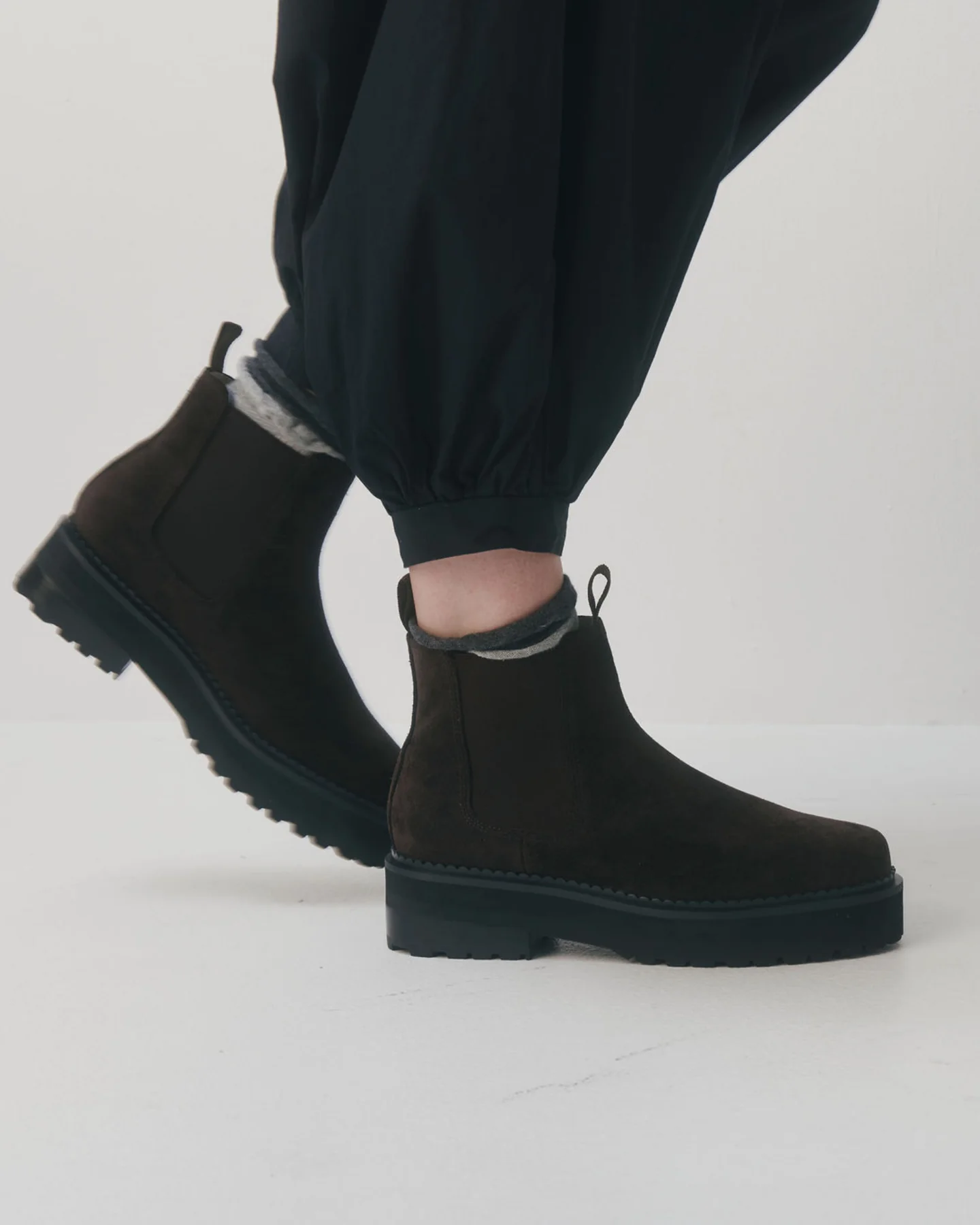 Chaos & Harmony Queens Boot - Bitter Choc Suede