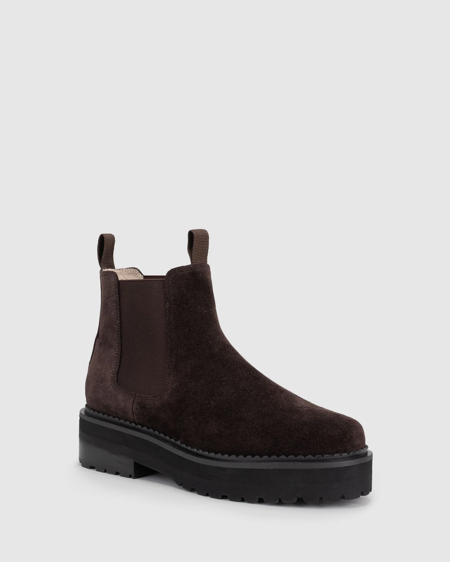 Chaos & Harmony Queens Boot - Bitter Choc Suede