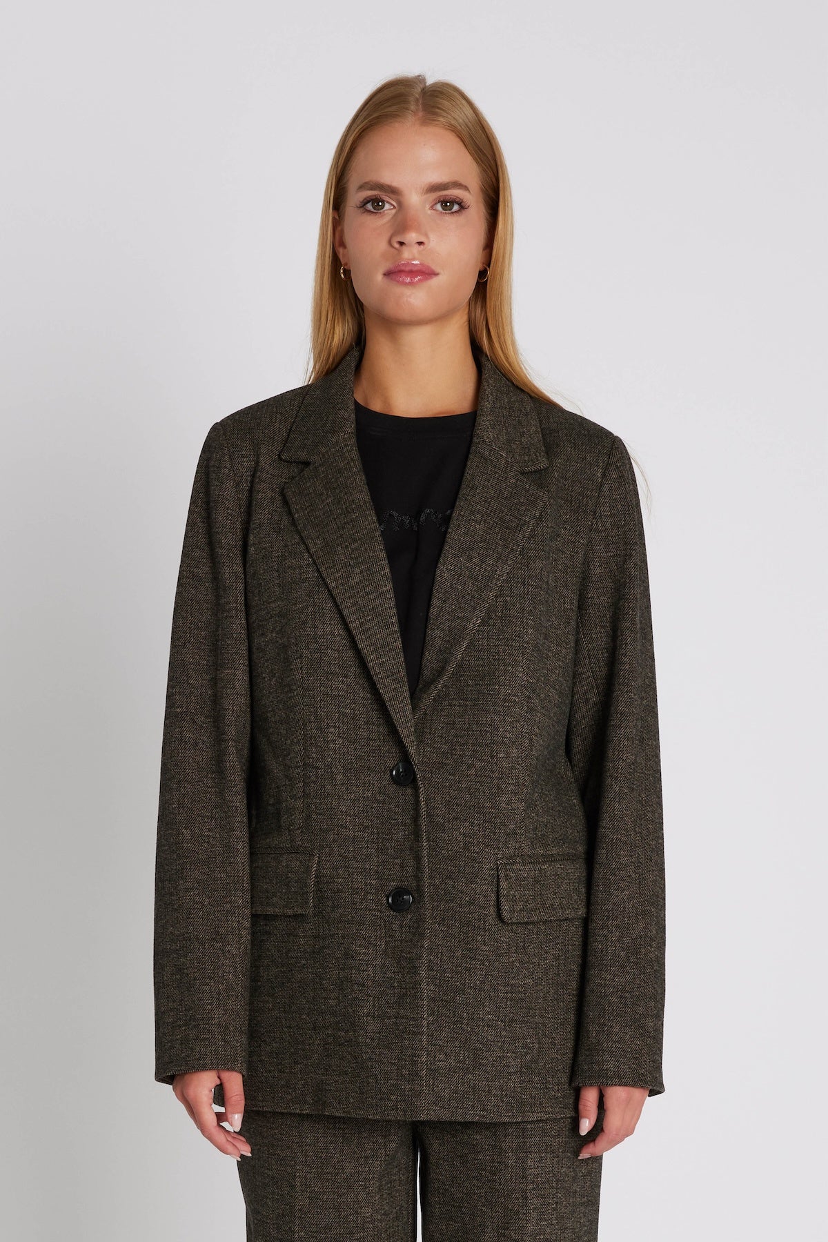 Rue De Femme Elly Blazer - Brown Sugar