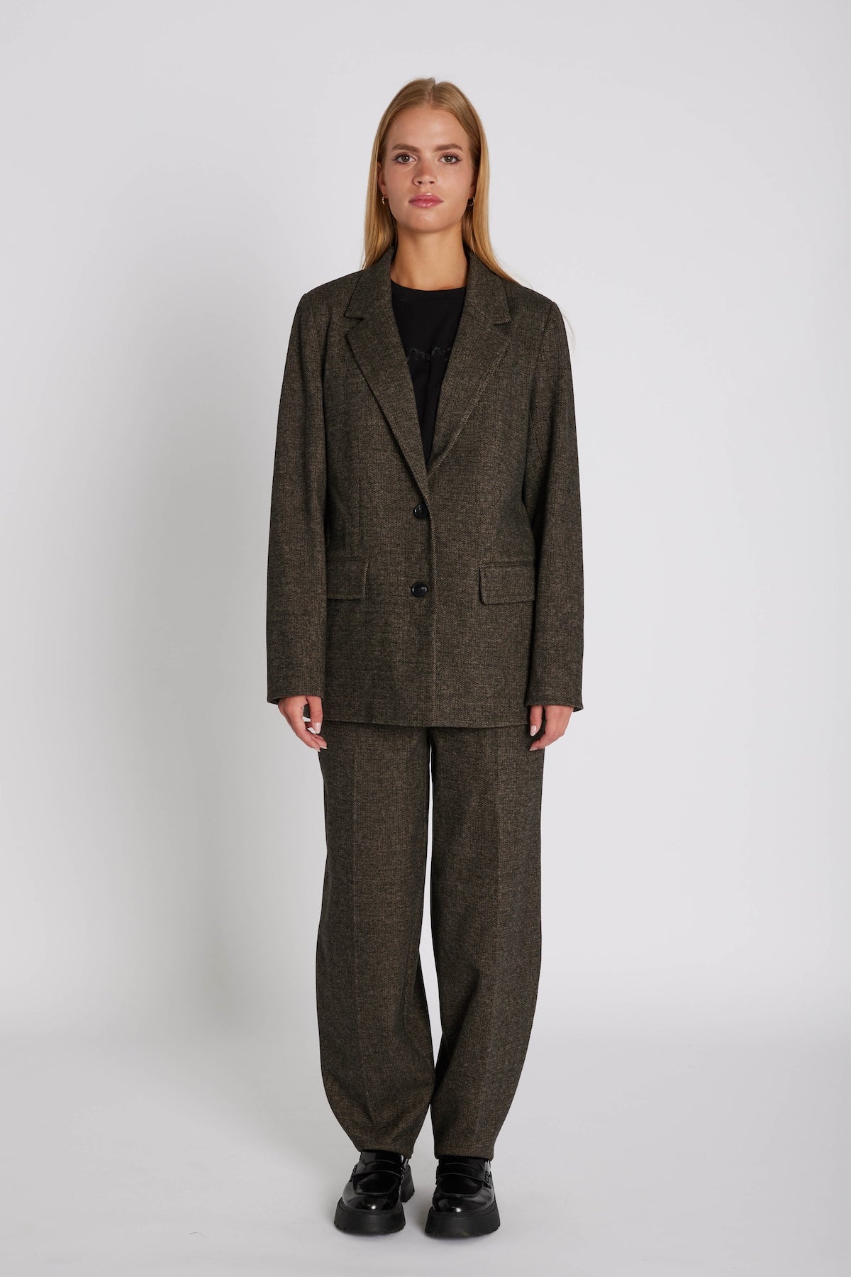 Rue De Femme Elly Blazer - Brown Sugar