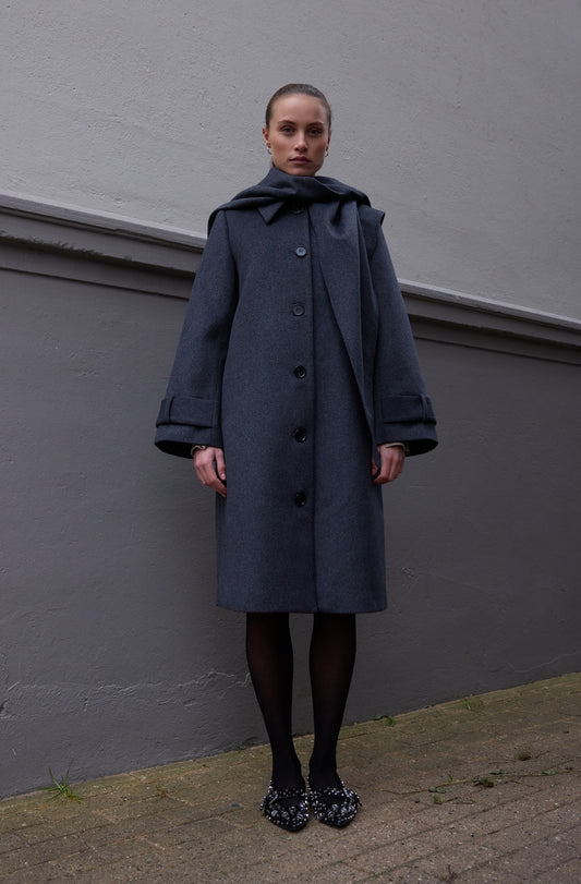 Rue De Femme Lina Coat - Storm Grey