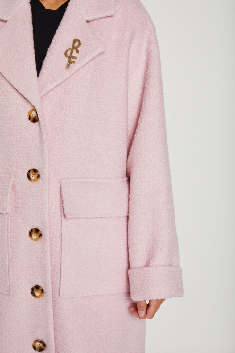 Rue de Femme Bedina Coat - Rosewater