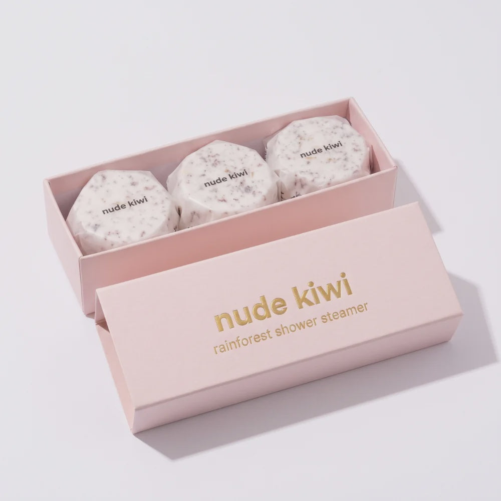 Nude Kiwi Shower Steamer 3pk - Rainforest