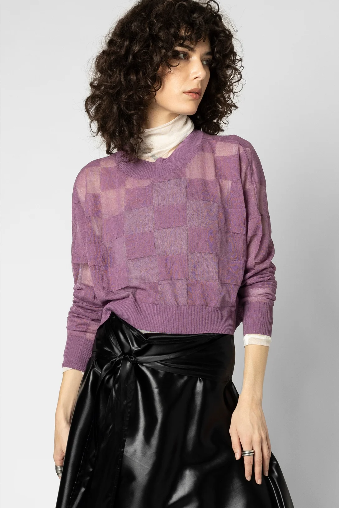 Taylor Reversed Square Catch Cardi - Vivid