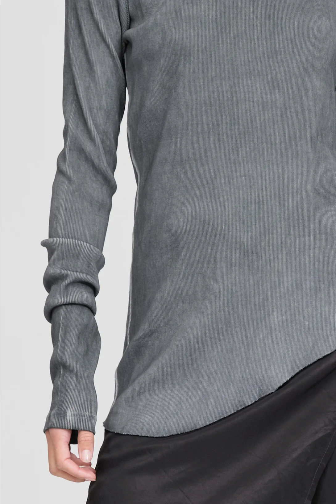 Taylor Ribbed Camber Tunic - Diffused Vapour