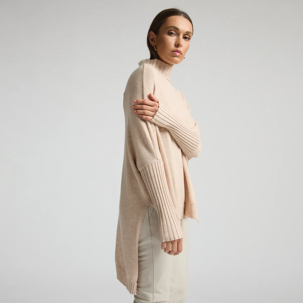 Raw By Raw Rory Knit Shrug - Creme Brule