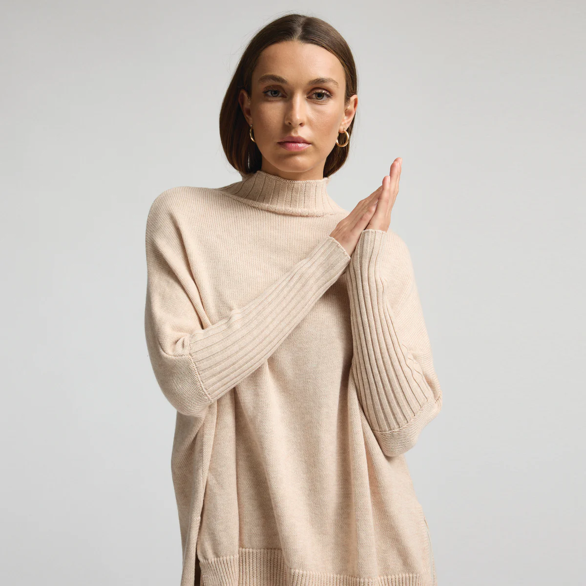 Raw By Raw Rory Knit Shrug - Creme Brule