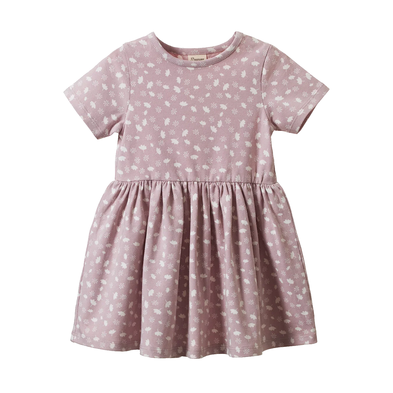 Nature Baby Saturday Dress - Dandelion Lilac Print