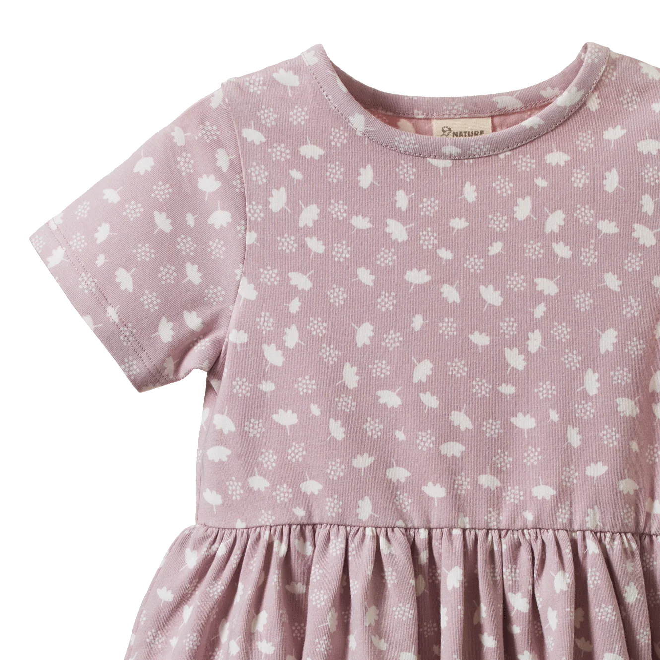 Nature Baby Saturday Dress - Dandelion Lilac Print