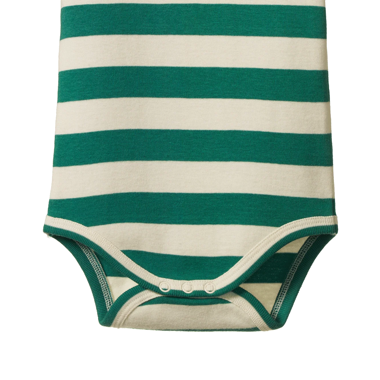 Nature Baby Short Sleeve Bodysuit - Dog Walk Peppermint Print