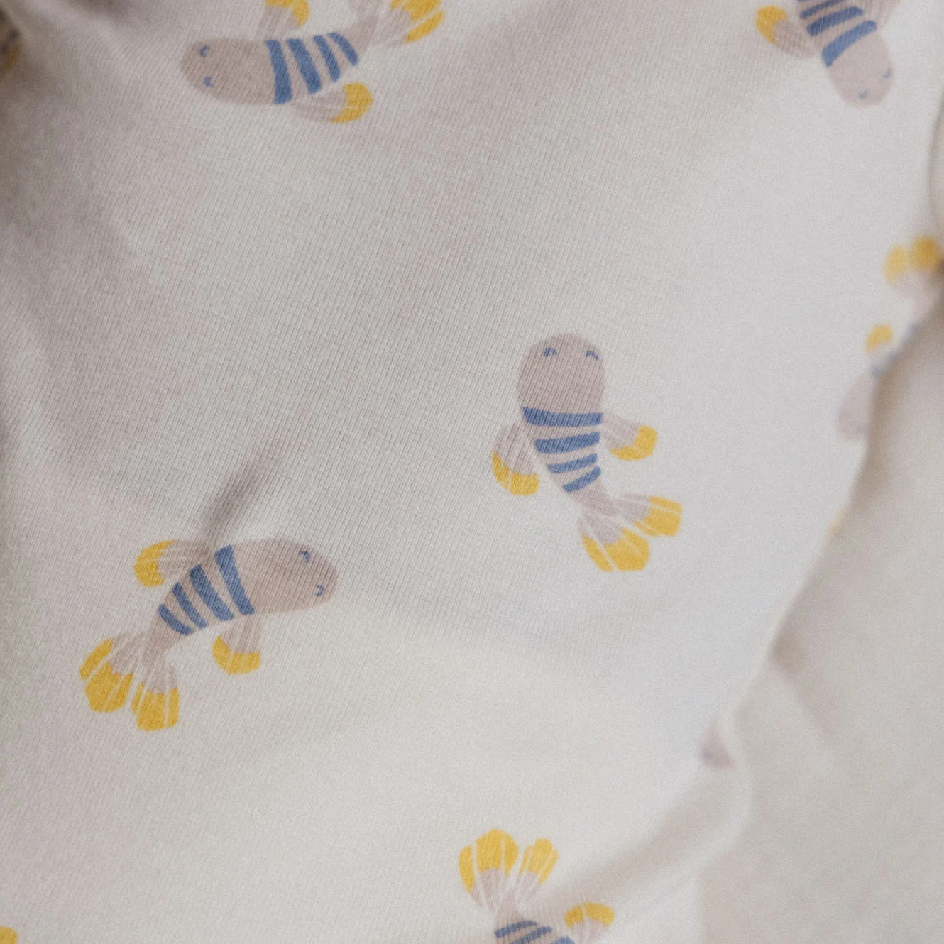 Nature Baby Short Sleeve Bodysuit - Fish Fable Print