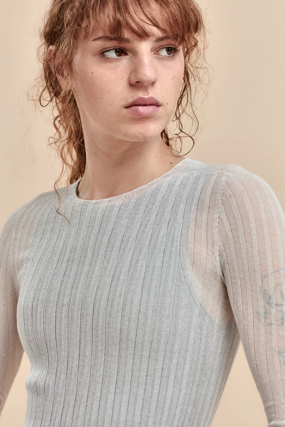 Standard Issue Cotton Tulle Crew - Daydream