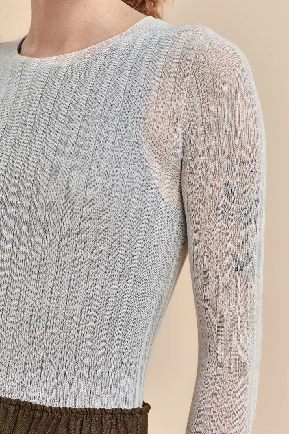 Standard Issue Cotton Tulle Crew - Daydream