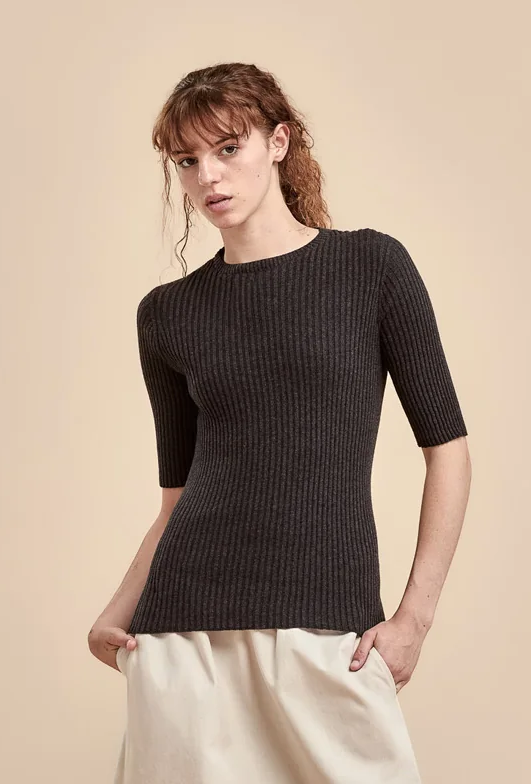 Standard Issue Balance Rib T-Shirt - Shale