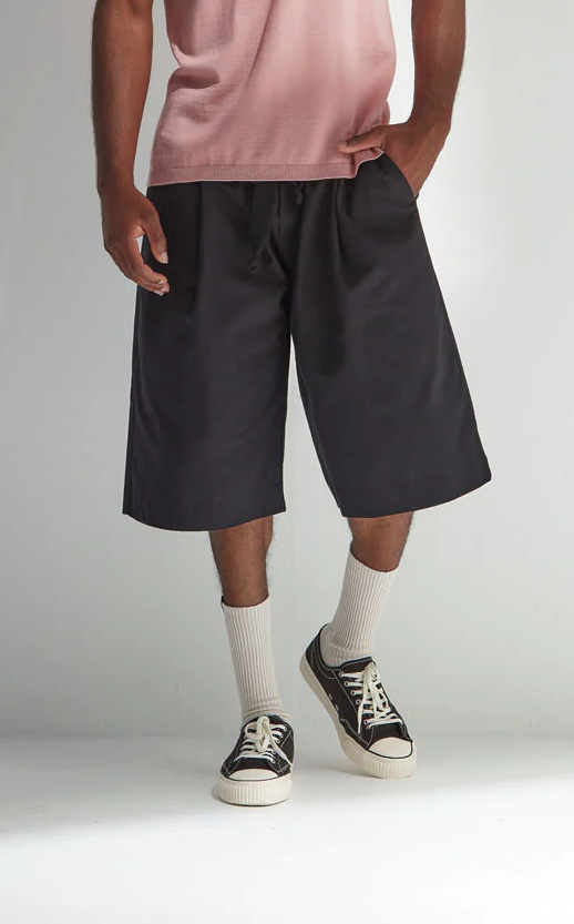 Standard Issue Cotton Broadcloth Universal Bermuda - Black
