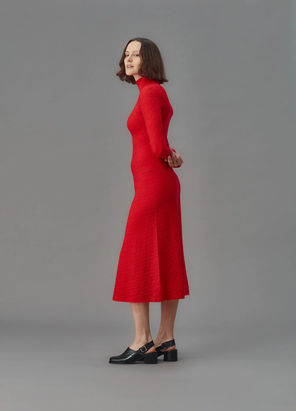 Standard Issue Merino Slatch Dress - Ribbon
