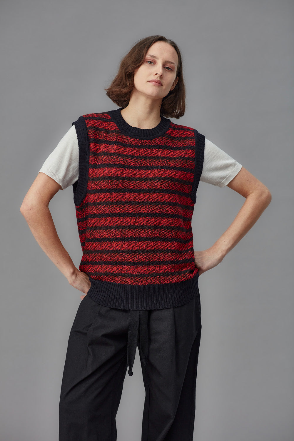Standard Issue Merino Universal Slatch Vest - Ribbon Stripe