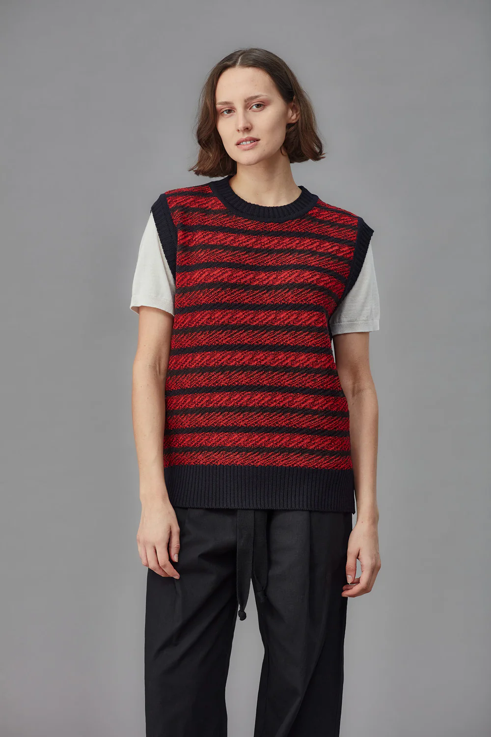 Standard Issue Merino Universal Slatch Vest - Ribbon Stripe
