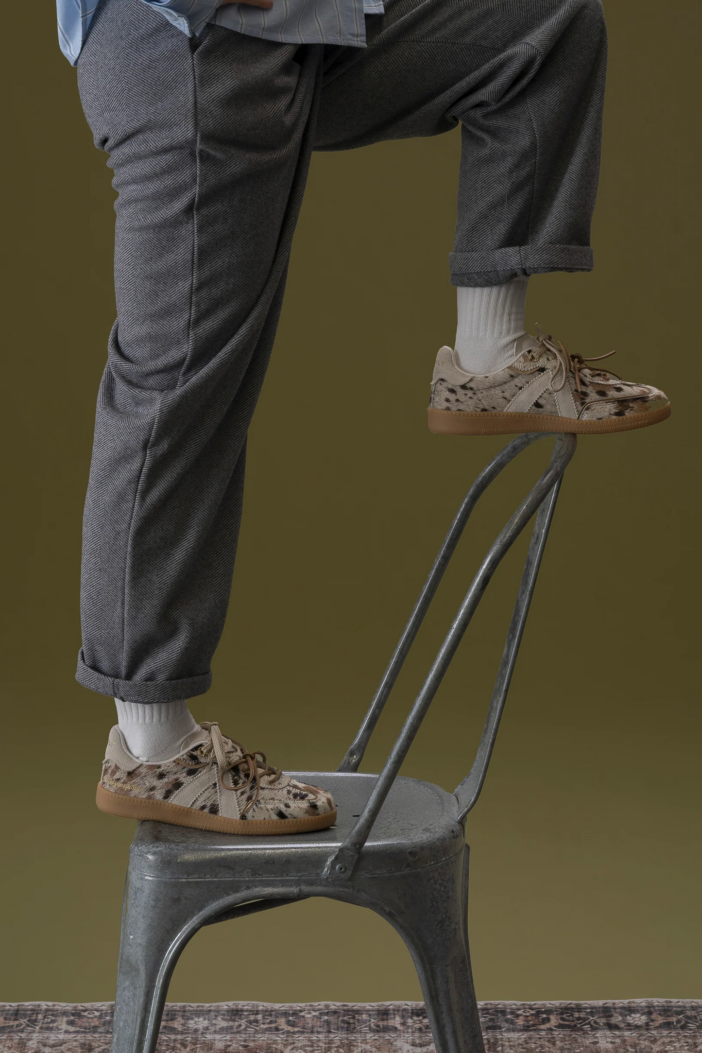Asfvlt Elite Classic Sneaker - Nature Pony Hair