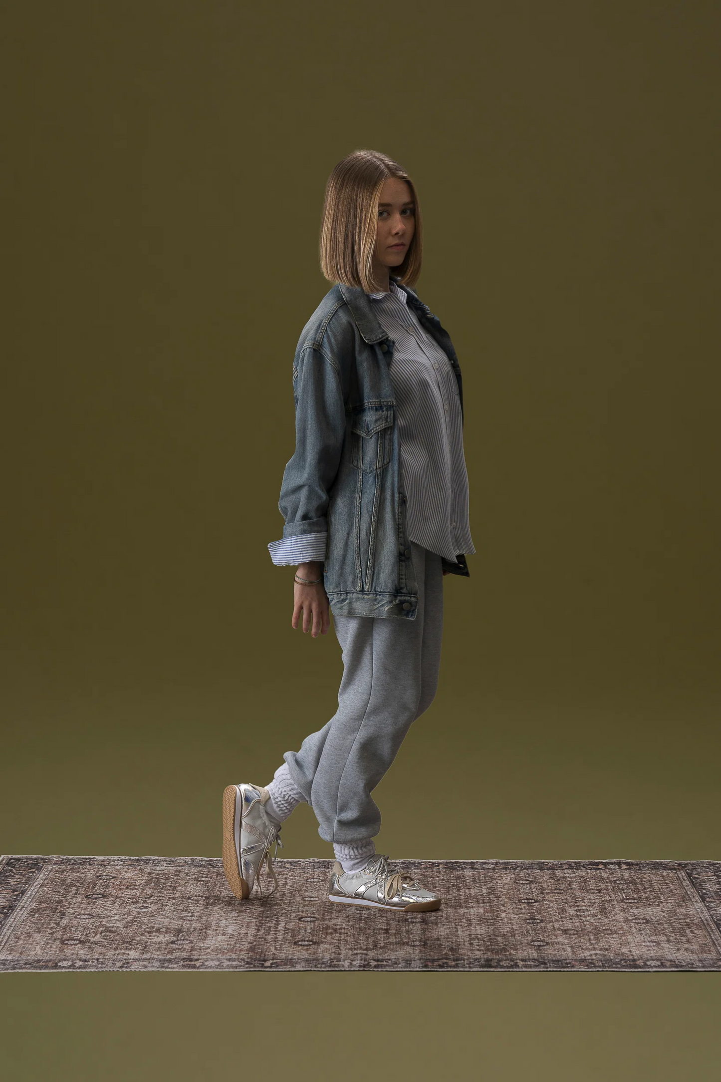 Asfvlt Grace Sneaker - Silver Tan