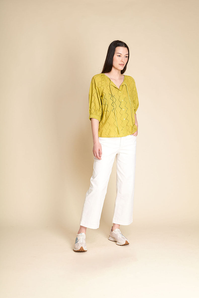 Siren Well Cut Top - Citron