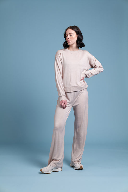 Siren Lounge Pass Pant - Nougat