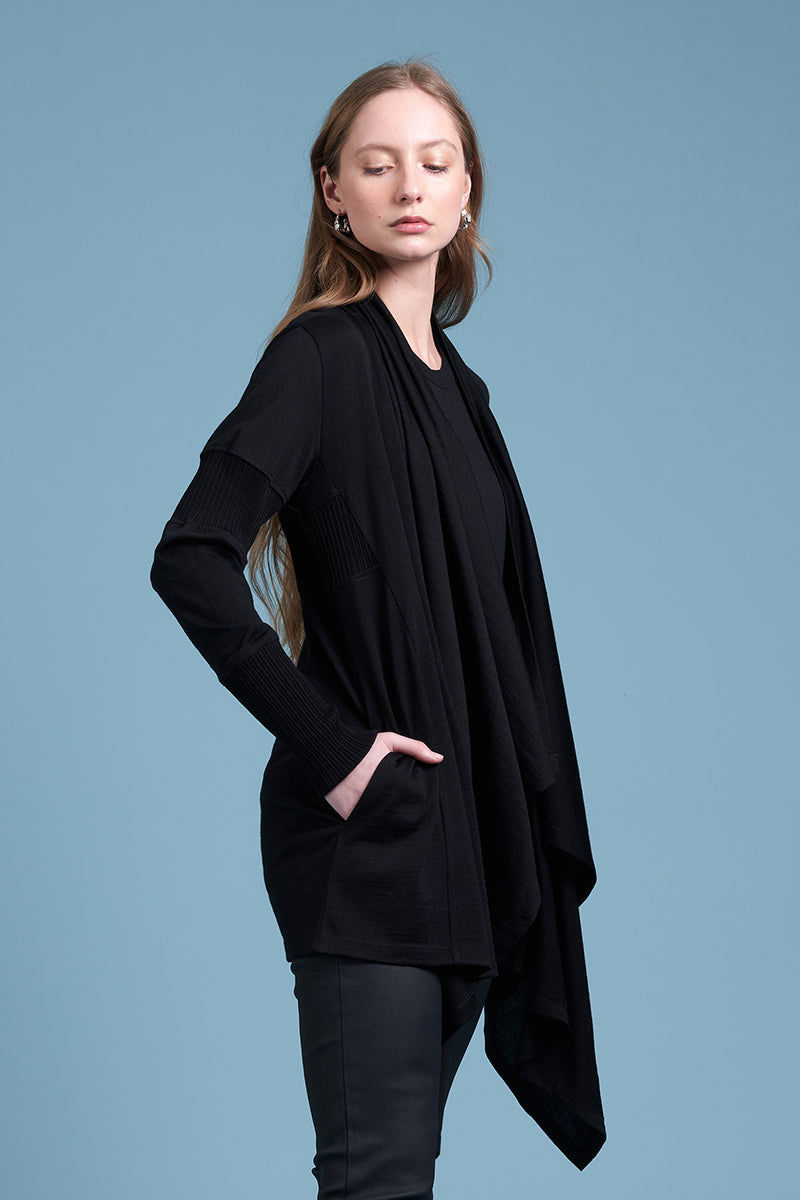 Siren Water World Cardi - Black