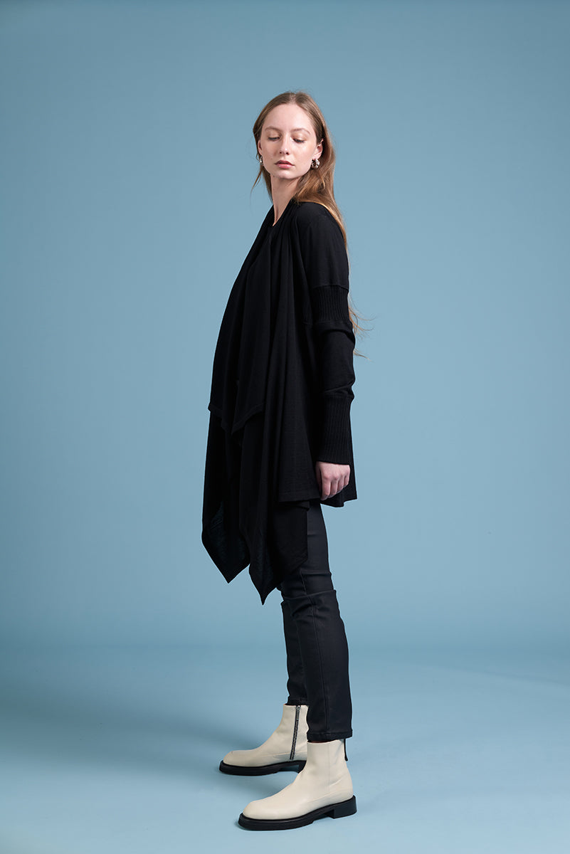 Siren Water World Cardi - Black