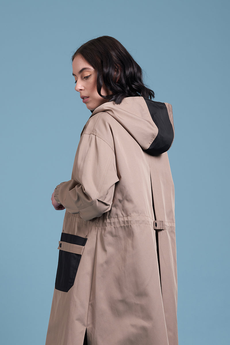 Siren Le Stitch Anorak - Sesame/Black