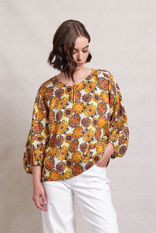 Neris Baubles Top - Marigold