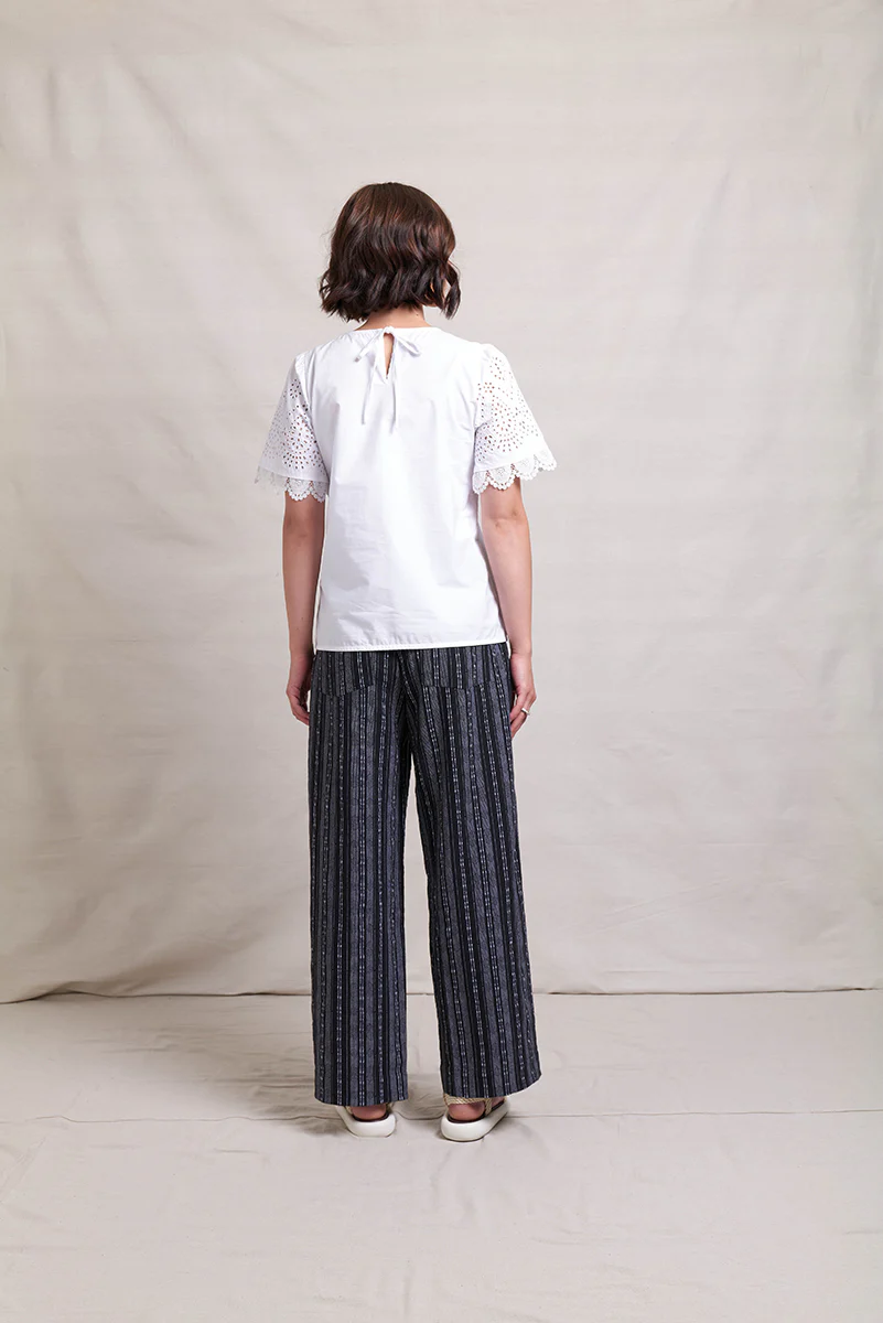 Neris Zig Zag Pant - Black Stripe