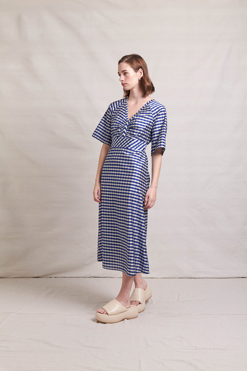 Neris Absolute Pitch Dress - Mazarine Check