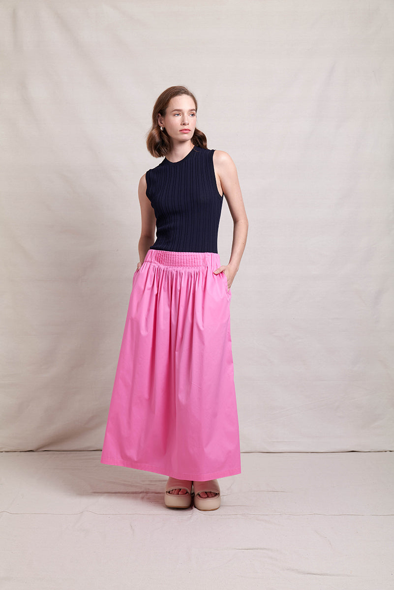 Neris Papercraft Skirt - Pink