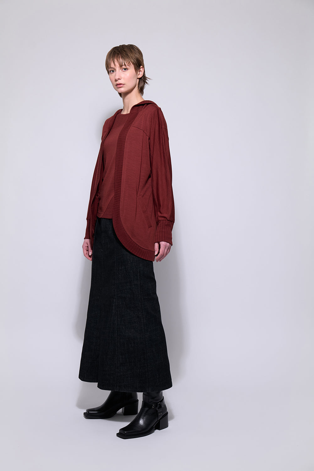 Neris The Weekender Merino - Red Clay