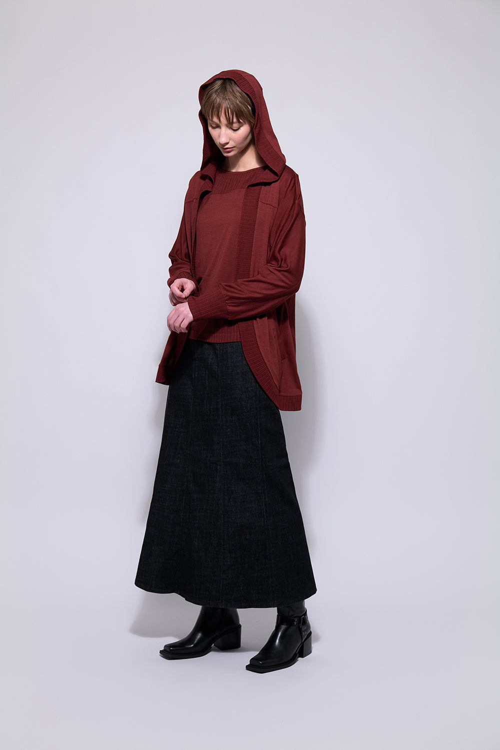 Neris The Weekender Merino - Red Clay