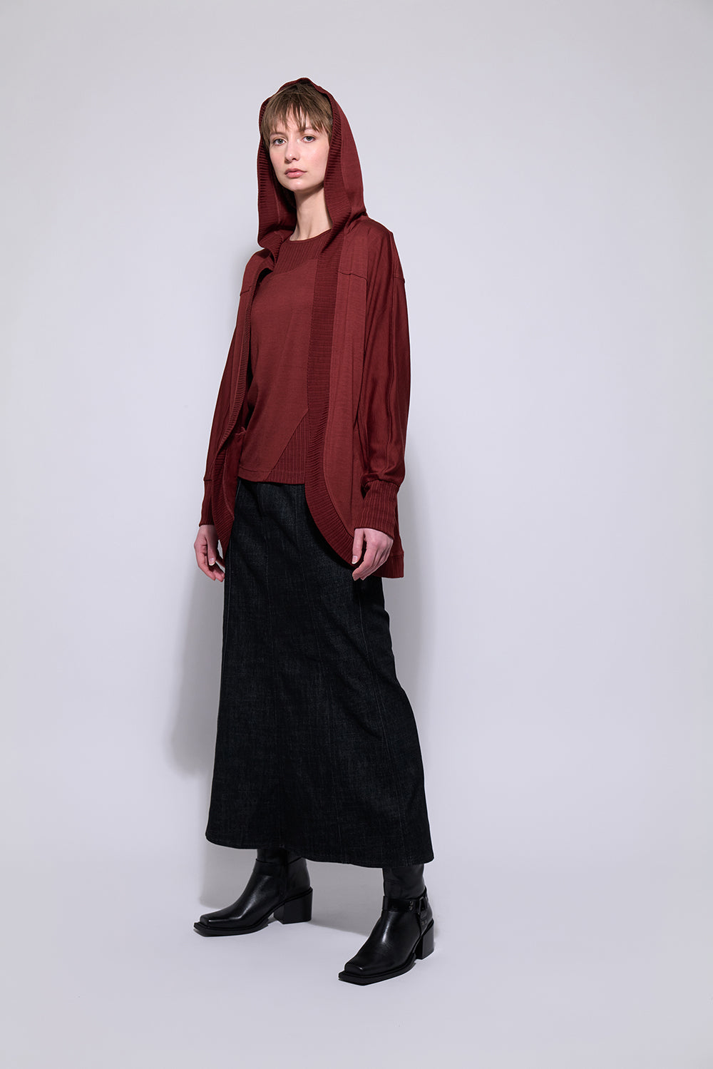 Neris The Weekender Merino - Red Clay
