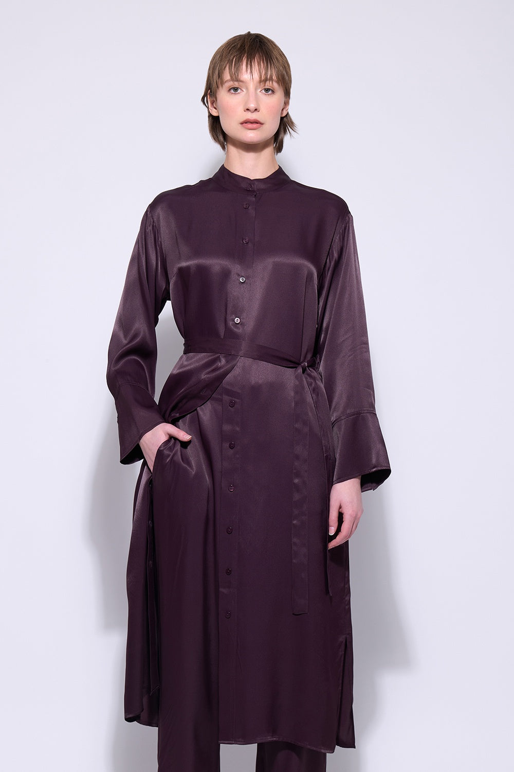 Neris Sloane Dress - Raisin