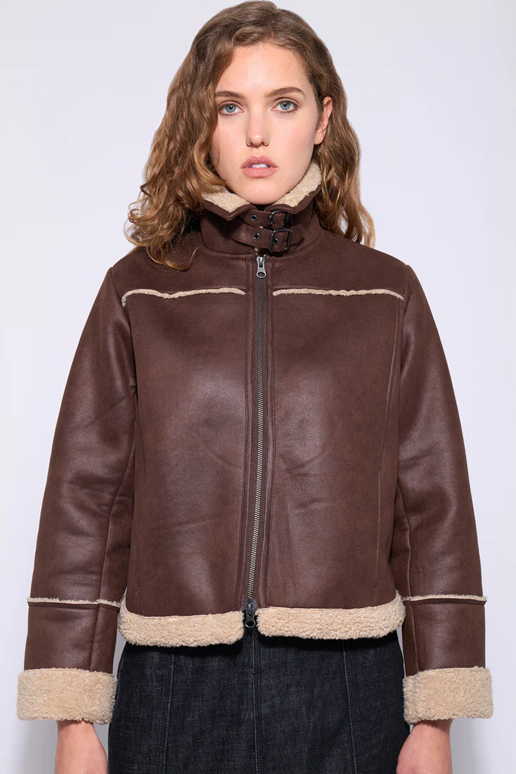 Neris Hyde Park Jacket - Sepia