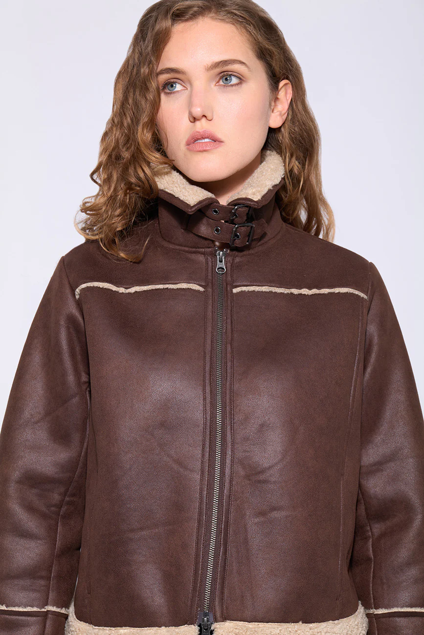 Neris Hyde Park Jacket - Sepia