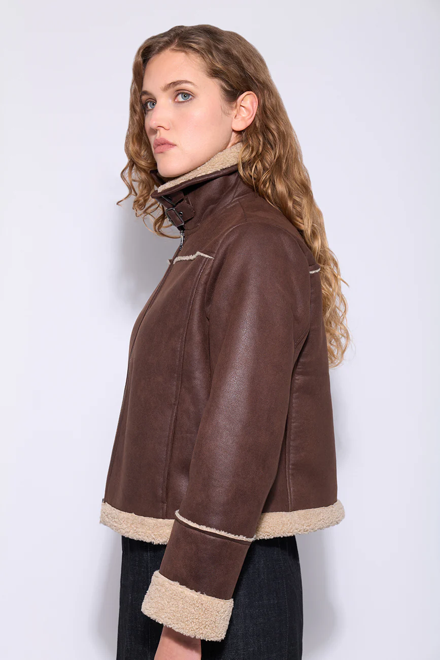 Neris Hyde Park Jacket - Sepia
