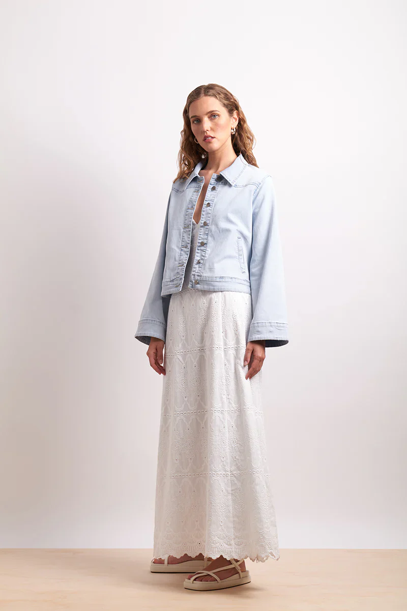 Neris Go West Jacket - Blue Stone