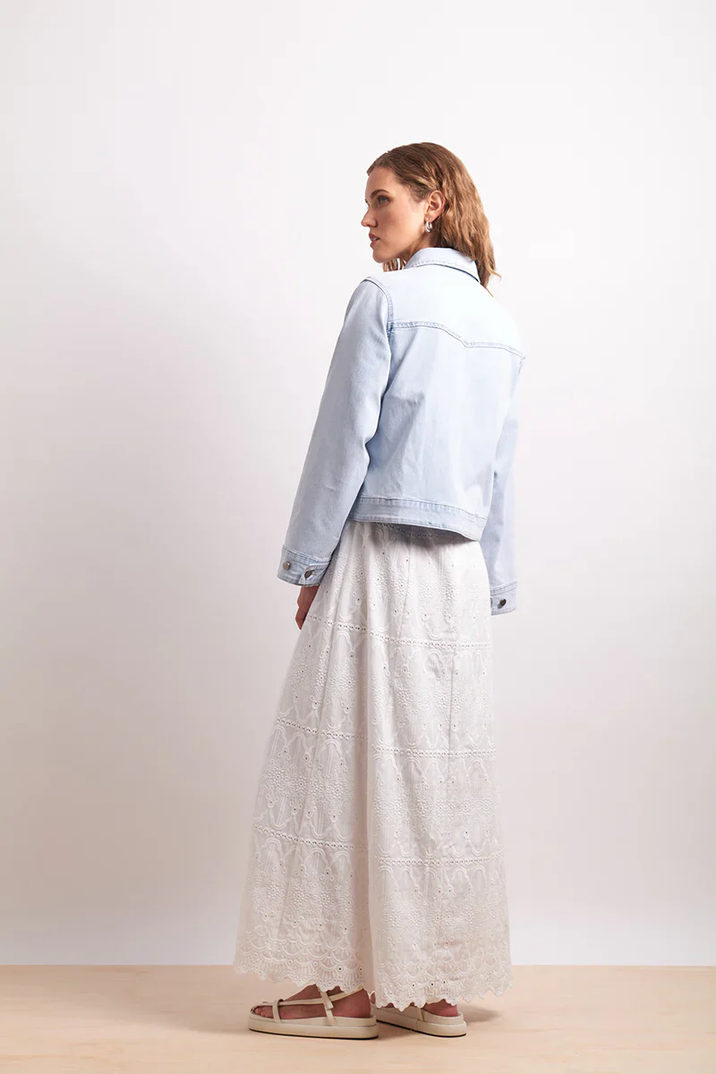 Neris Go West Jacket - Blue Stone