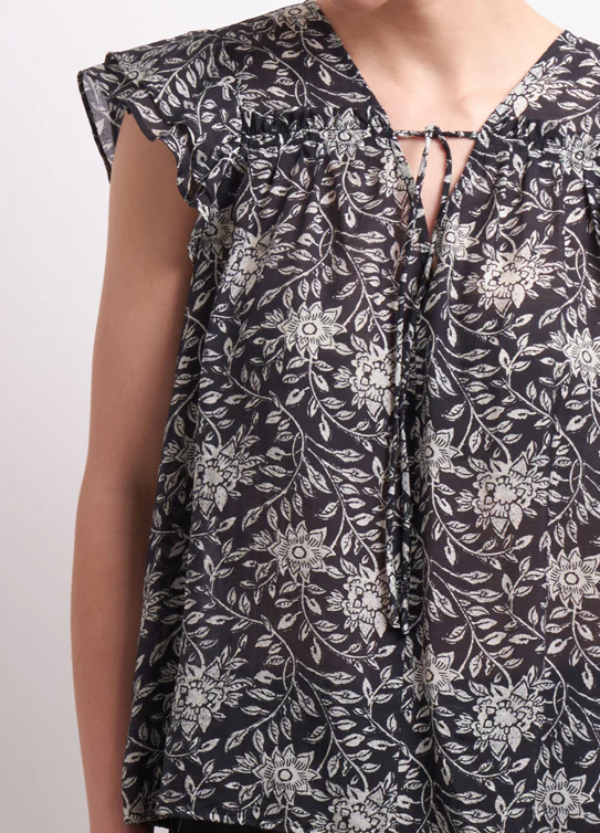 Neris In Print Top - Kohl