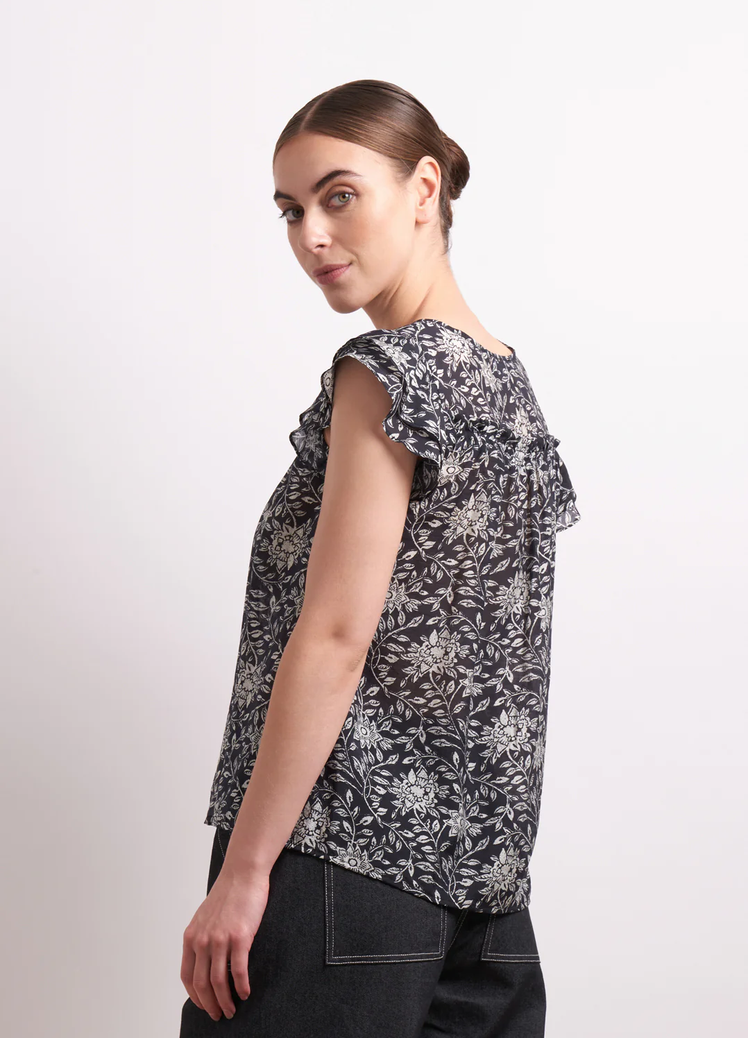 Neris In Print Top - Kohl