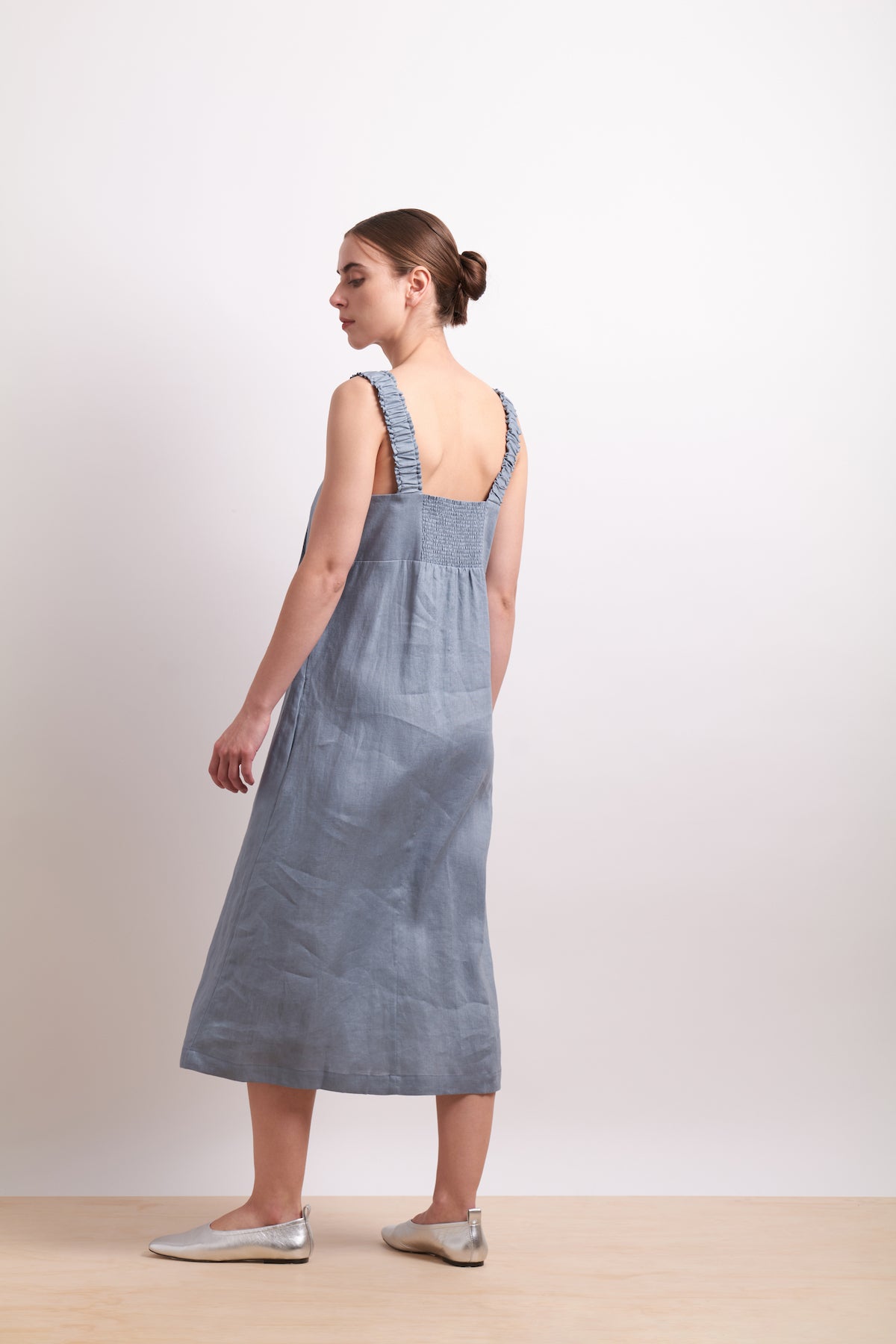 Neris Thru & Thru Dress - Dove